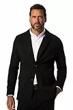 JP1880 Herren Jerseysakko, New York, FLEXNAMIC, Business, Baukasten, bis 8 XL Sportjacken, schwarz, 5X-Large