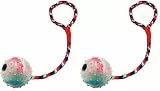 Kerbl 83496 Ball am Seil, Mehrfarbig, 1 Stück (2er Pack)