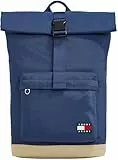 Tommy Jeans Herren Rucksack Daily Rolltop, Blau (Velvet Blue), Einheitsgröße