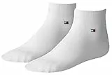 Tommy Hilfiger Herren Th Mens Quarter 2p Socken, 300 - White, 39-42 EU