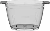 Grundig - CH 5320 Zerkleinerer und Mixer - 0,5 L Kapazität, Glasbehälter - 500 W Leistung, Zwei Geschwindigkeitsstufen, Ein-Hand-Bedienung - Edelstahlmesser, Rutschfester Stand - Grau