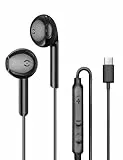 MAS CARNEY USB C Kopfhörer mit Kabel für Samsung Galaxy A16 A17 A26 A36 A56 A57 in Ear kabelkopfhörer USBC Ohrhörer für S26 S25 S24 S23 S22 S21 Ultra Fold Headset Earbuds für iPhone 17 16 15 Pro Max