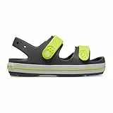 Crocs Unisex Kinder Crocband Cruiser Sandal T Sandalen, Slate Grey/Acidity, 24/25 EU