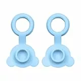 Bärenform Wannenstopper - Set Von 2 Silikonabflussstopfen Für Kinder | Fun Antierstil Wasserblocker Für Badewannen, Duschen, Waschbecken, Kinderfreundliches Werkzeug Zur Verhütung Von Leck