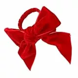 Amosfun Serviettenringe mit Schleifenmotiv in Rot 6 Stück Weiches Material Dekorative Serviettenschnallen für Weihnachts und Geburtstagsfeiern für Stilvolle Tischgestaltung