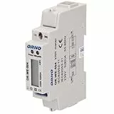 Orno Elektrozähler Strom zähler Wattmeter Digitale 230V 5(40) A, weiß