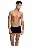 Urban Classics Herren Boxershorts Modal Boxer Shorts Double - Pack TB1558, Einfarbig, Gr. X-Large, Schwarz (Black 7)