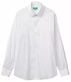 United Colors of Benetton Herren 5x3luq049 Hemd, Weiß, XS
