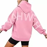 Generisch Hoodie Elegantes Kapuzen-Sweatshirt Hoodie Basic Elegante Sweatshirts mit (M)