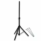 PremiumX Basic Dreibein Stativ Stahl 120cm Ø 35mm Sat Dreibeinstativ für Satellitenschüssel - Ideal für Camping Balkon Terrasse als Tripod Ständer Balkonständer