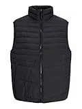JACK & JONES JJESTATE Packable BW Collar NOOS 12256987,Schwarz,M