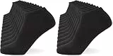 FM London 12er-Pack Unisex Plain Trainer Socks Trainersocken