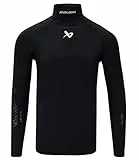 Bauer - Langärmeliger Senior Neckprotect (Schwarz, XL)