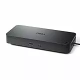 Dell Pro Dock WD25 – USB-C-Dockingstation mit 100W Ladeleistung, 4 Display-Support, 2X DP 1.4, HDMI 2.1, 6 USB-Ports, 2.5GbE Ethernet, Kompaktes Nachhaltigkeitsdesign