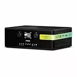 Pure Classic C-D6i – All-in-One Internetradio mit WLAN, DAB+/FM, Bluetooth 5.3, CD-Player, USB, AUX, 150 Speicherplätze, 2X 15W Stereo-Sound, Farbdisplay, Wecker & Sleep-Timer – Schwarz