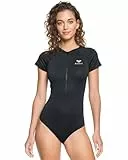 Roxy Essentials - Badeanzug mit Flügelärmeln für Frauen Schwarz