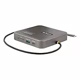 StarTech.com USB-C Docking Station, Dual 4K 60Hz HDMI Dock, 2x 10Gbps USB Hub, 100W PD, GbE, Macbook Pro (M-serie) Kompatibel