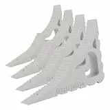 Schellenberg 66302 Fenster- und Tür-Stopper, Türkeil, langlebig und wetterbeständig (Packung mit 4)