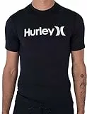 Hurley Herren OAO Quickdry Rashguard S/S ausschlagschutzhemd, schwarz, S