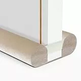 BKSAI Zugluftstopper für Türen Rückstandlos Türdichtung Haustür 60-110CM Windstopper Kälteschutz Schallschutz Unten Türbodendichtung Luftzugstopper gegen Zugluft, Schall & Insekten Waschbar