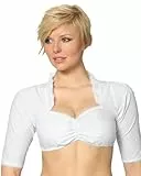 Stockerpoint Damen Clara Dirndlbluse, Weiss, 46