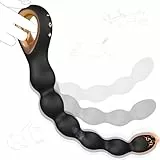 Analkugeln Analkette mit 6 Anal Beads, Sex Spielzeug anal Vibrator Prostata Stimulation Männer Analplug Sexspielzeug Buttplug Analplugs Analspielzeuge, Analvibratoren für Männer Anfänger Die Paare