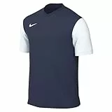 Nike DH8035-410 M Nk Df Tiempo Prem Ii JSY Ss Sweatshirt Men's Navy/White XL