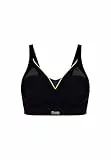 Champion Damen Shock Absorber S015f-Active Shaped Support Sport-BH, Undurchsichtige, Schwarz, 75B