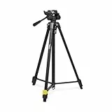Manfrotto National Geographic NG Big TPNGPT002, 3-Wege-Kopf, Aluminiumlegierung, Schwarz, Stativ, Fotostativ, für DSLR, Spiegelreflexkamera, Smartphone, bis zu 3 kg, 1,6 m Höhe
