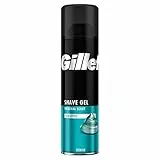 Gillette Classic Sensitive Bartpflege Rasiergel Männer, für Empfindliche Haut — 200ml