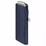 Doppler Taschenschirm Carbonsteel Slim Uni – Handliches Format – Federleicht – 22 cm – Navy