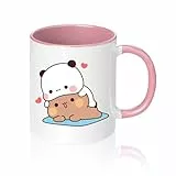JXAXD Bubu Dudu Tasse 330ml, Bubu Dudu Keramiktasse für Tee und Kaffee, Mochi Cat Klassische Tasse Bestes Geschenk Lustige Kaffeetassen ﻿