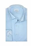 ETERNA Herren Langarm Hemd Modern Fit | Bügelfrei | Dynamic Cotton™ | Hellblau | 100% Baumwolle | Kentkragen mit Ausputz Gr. 41