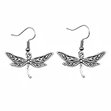 LYGBAOFUL Modische Unisex -Ohrringe Mode einfaches Design antike Farblibelle Anhänger Ohrringe Frauen Vintage Drop Ohrringe Geschenke