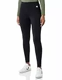 Champion Legacy Damen Basics W - Cotton Lycra High-Waist Leggings, Schwarz, M