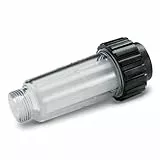 Kärcher Original Wasserfilter, zum Schutz der Hochdruckreiniger-Pumpe, auswaschbar, Erhöhung der Lebensdauer des Hochdruckreinigers, anthrazit