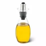 Cole & Mason H103029 Haverhill Essig und Ölflasche mit ausgießer, 240ml, Olivenöl, Glasflasche für Küche und BBQ, Glas, 1x Ölflasche/Essigflasche