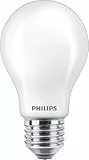 Philips LED Classic E27 Filament Lampe Warm Glow (100 W), Matte, dimmbare LED Lampe mit warmweißem Licht, energiesparende Lampe mit Langer Nutzlebensdauer, Weiß