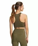 FALKE Damen seamless Sport-BH, Madison Melange Low Support - Bra Top mit breiten Trägern, Funktionsfaser, 1 Stück, Farbe Grau, Größe: S