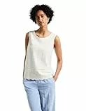 Street One Damen A323304 Top mit Zierstickerei, Off White, 42