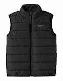 NAME IT Jungen Nkmmylane Vest Basic Noos, Black, 134 cm