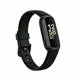Google Fitbit Inspire 3 – Gesundheits- & Fitness-Tracker Damen / Herren - Herzfrequenzmessung, Stressmanagement, Schlafanalyse & bis zu 10 Tage Akkulaufzeit – Fitnessuhr kompatibel mit Android/iOS