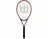 Wilson Damen/Herren-Tennisschläger, Anfänger, Federer, Griffstärke 2, Aluminium, Rot/Schwarz, WRT30480U2