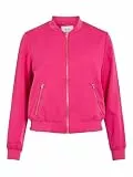 Vila Female Damen Bomberjacke mit Reißverschluss, leichte Übergangsjacke VIBUBBLE Reißverschluss