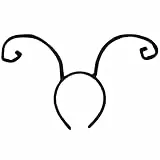 Holibanna Antenne Haarreif Kopfschmuck Biegbar Antenne Insekt Stirnband Hoop Accessoire Feeler Headband für Kindertag Halloween Party Kostüm
