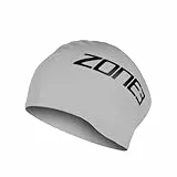 ZONE3 Long Hair Swim Cap SA24LHCAP116 - Silver