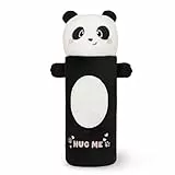 Legami - Super weiches Federmäppchen, Panda-Motiv, weiches Federmäppchen, Karton mit Malvorlage inklusive, 100% Polyester, Super Soft Pencil Case.