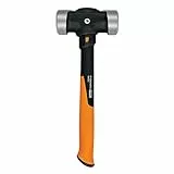 Fiskars IsoCore Vorschlaghammer für Abbruch und Fahren, mit Stoßdämpfung, 1,8 kg, 35,6 cm