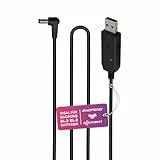 Baofeng 2,5-mm-USB-Ladekabel Mirkit mit Leuchtanzeige für Baofeng-Akku UV-5R und UV-82 3800 mAh BL-5L und BL-8 Hochleistungsakkus für Funkgeräte