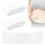 10 Stück Baucheinlage Schweiß Weiße Übergroße Bauchpolster für Baucheinlagen Schweißausschlag Übergröße Baumwolle unter Bauch Schweißeinlagen Bauchband für Damen Herren XXL